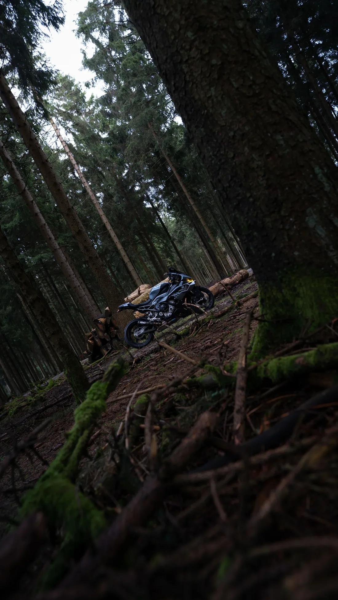 Motorrad Outdoor Shooting
